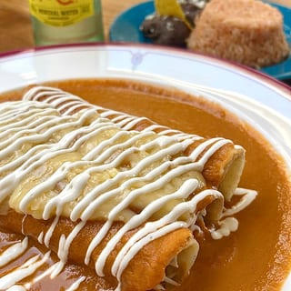 Queens' Firey Habanero Chicken Enchiladas